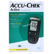 New Accu-Chek Active Blood Glucose Meter Set (meter + lancing device + 10 needles + pouch + batteries + manual)