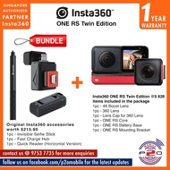 Bundle worth $215.90 Original Insta360 accessories and Insta360 ONE RS Twin Edition