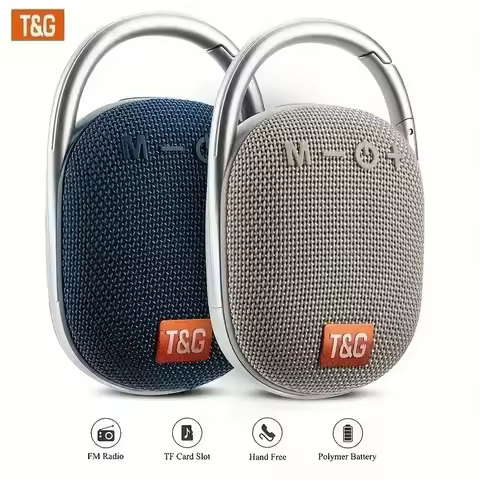 T&G TG321 Outdoor Portable Waterproof Wireless Bluetooth Fabric Speaker HIFI Music Box Mini Bass Woo