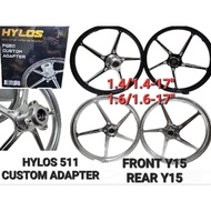 HYLOS 511 FG511 Y15 Y16 Y15ZR CUSTOM HUB ADAPTER CNC SPORT RIM OPEN HUB ADAPTER CUSTOM