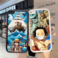 GK-66 One Piece Pirate Ship Black White Silicone Casing for OPPO Realme Narzo C30S F5 C30 A37 N65 A3