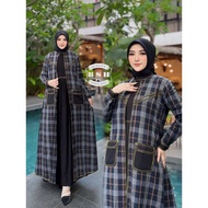 (x8) BSHOP MURO SMOKE Women's Checked Flannel Dress Muro smoke Dress vol 2 Bshop by Rio. Nazra Sha