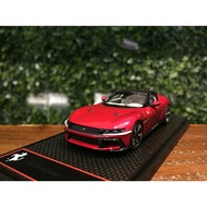 1/43 BBR Ferrari 12 Cilindri Rosso F1 BBRC299I [MGM]