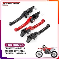2024 CRF450 CNC Pivot Brake Clutch Levers For HONDA CRF 450X CRF 450L CRF 450RL Motorcycle Accessori