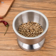 PDD Stainless Steel Spice Grinder Set Solid Tamping Hammer Manual Garlic Grinder for Garlic Pepper G