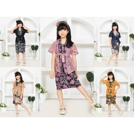MITA KID Children's Kebaya Set for Party Invitations Modern Girls' Batik Brocade Kebaya/ baju budak 