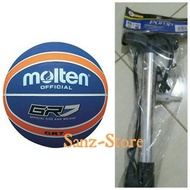 MOLTEN GR7 RUBBER BASKETBALL + PUMP