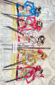 Wayang kertas PAKET 5 Wayang 6 Wayang dan GUNUNGAN