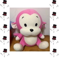 粉紅猴子 / 娃娃 / 粉紅猴子娃娃 / 布偶 / 玩偶 / 填充玩具 / 中型
