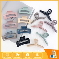 【WYR】Large Korean INS Hair Clip Square Ribbon Hair Clip Simple Hairpin Hair Tie Hair Accessories