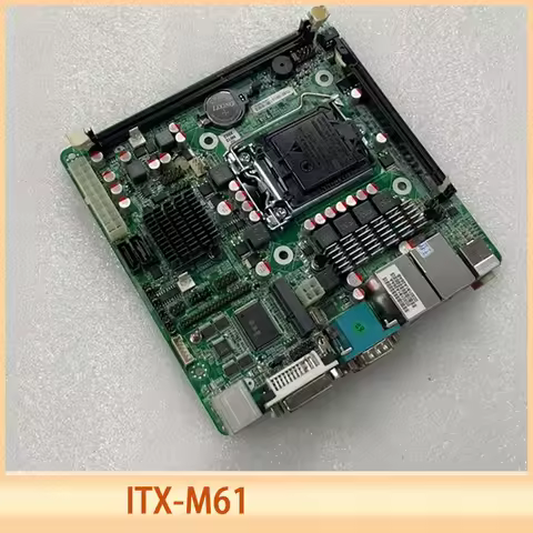 Dual gigabit Ethernet port industrial control motherboard LGA1155 ITX-M61