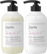 jmella - 香水洗髮水套裝 (洗髮水 500ml + 護髮素 500ml) 香檳玫瑰 [平行進口]