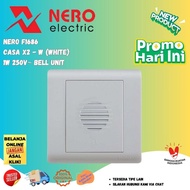 Nero Casa Bell Switch X2 F16 F1686 1W 250V Bell Unit.