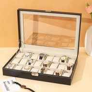 Watch Storage Box 24-Bit Watch Packaging Box Display Box Window pu Watch Display Box Watch Box