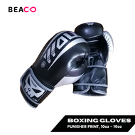 BEACO Top-Grade Training Boxing Gloves for Adult | Punisher Print | 10oz,16oz | Men & Women | 1 Pair