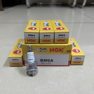 NGK SPARK PLUG BM6A BM6 BM-6A PLUG UNTUK MESIN RUMPUT CHAINSAW MIST BLOWER PLUG CHAIN BLOWER PLUG
