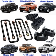 DD 4x4 Lift Up Kit Spacer U Bolt Block Adapter Lift Kit Hilux VIGO REVO Triton Navara D40 NP300 Rang