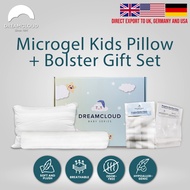 Dreamcloud MICROGEL Kids Pillow + Bolster + Bamboo Fabric Pillow & Bolster Case Gift Set/Bantal/Bost