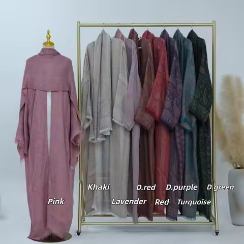 Zahraa New Islamic Clothing Women Luxury Pashmina Abaya Dubai Style Modest Abaya Women Muslim Dress 