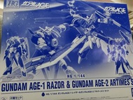 HG 1/144 Gundam Age 1 Razor & Age 2 Artimes Set