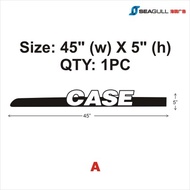 CASE STICKER CRANE BACKHOE EXCAVATOR STICKER LORRY STICKER (PELEKAT) 214 214e 3CX 3DX extra 580M 580