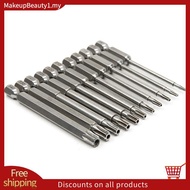 11 Pcs Magnetic T6-T40 Torx Head Screwdriver Bit Set Star 6 Point Screwdriver Drill Bits Tools 3 Inc