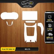 MG ZS (Bản Thái): Film PPF bảo vệ FULL BỘ nội thất -AUTO6- chống xước che mờ đi các vết xước cũ giữ 