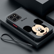 Honor X8b X7b X8a 5G X7a X6a Cute Case Mickey Candy Color Casing Transparent Matte Bumper Back Cover
