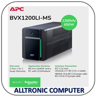 APC BVX1200LI-MS 1200VA 650W Back UP UPS  230V AVR Universal Sockets / BVX 1200VA / 2Yrs Local Warranty