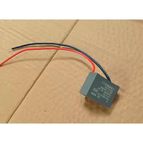 New 20pcs CBB61 Motor Run Capacitor 2μF 500VAC Fan Capacitor Replacement Spare Part