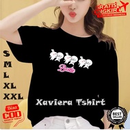 Xaviera T-shirt DTFWanita NEW BESTIE Nampol T-shirt Clothing T-shirt Top Casual crewn neck t-shirtWa