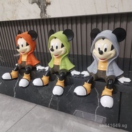Sitting Mickey Gift Entryway Tabletop Home Wine Cabinet Decoration Wall Cabinet Creative TV Cabinet 