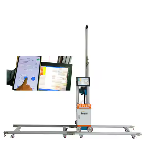 9600DPI AI 4K Wall Printer 64 ㎡/h Unlimited Width Height Direct to Wall Printer Mural Printing Machi
