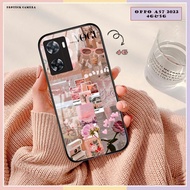 NEWEST OPPO A57 2022 Glass Softcase [194H] - Oppo A57 2022 Case - Case TALI - Case hp - Cellphone Ca