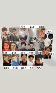 EXO小卡 exo卡 exo收卡 exo放卡 燦烈 伯賢 世勳 kai suho xiumin D.O. Chen Lay 張藝興 小卡可小議