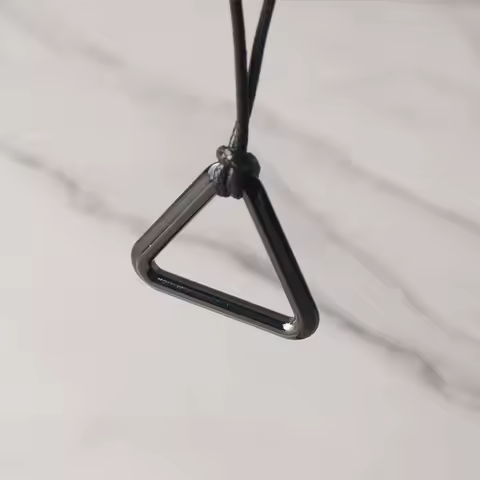 Anime Chainsaw Man Necklace Cosplay Denji Pochita Pendant Jewelry Triangular Pull Ring Prop Choker L
