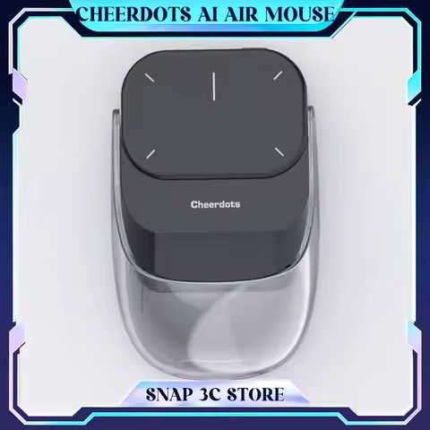 Cheerdots AI Air Mouse Magnetic Split Wireless Bluetooth Dual Mode Mouse with Voice Recording Transl