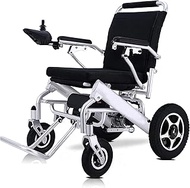 Lightweight for home use Electric Wheelchairs for Adults Deluxe Lightweight Folding Electric Wheelchair Motorized Fold Foldable Power Wheel Chair Suitable for Elderly and Disabled for Air Travel
