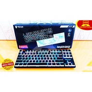 Rexus Mechanical Legionare MX9 Pudding / MX9P TKL RGB Gaming Keyboard - Black, Blue Switch