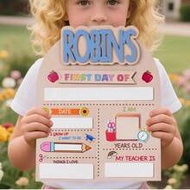 Customized "First Day Of School" Sign, Customized "Last Day Of School" Sign, Customized Name Tag, Re