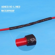 WOER 120PCS Dual Wall Heat Shrink Tubing 3:1 Adhesive Lined, Black, 7" Each,Heat Shrinkable Sleeving