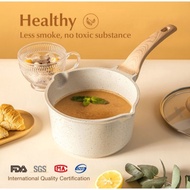 Carote saucepan ice cream wooden 16/ 18cm non-stick pan