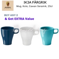 Mug,Cawan Kaca,Cups,Cawan Kaca Seramik,Ceramic Mug,Putih, Stoneware, Whitestone 25cl