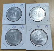 1986 Malaysia Parlimen Parliament Cupper Nickel Coin RM1 Satu Ringgit 1pc Sekeping Satu Sahaja