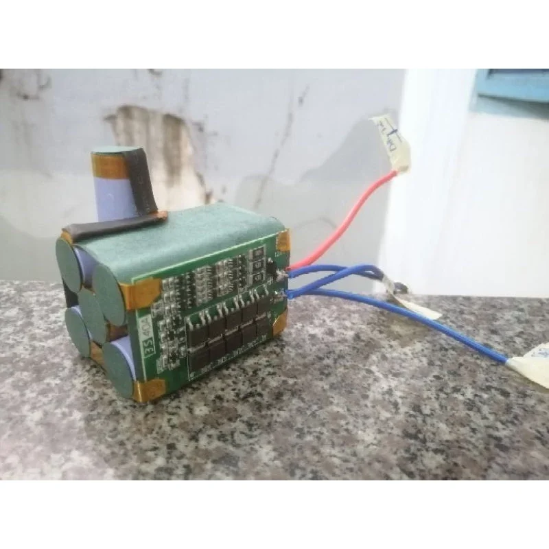 Khối pin makita chọt 3S2P mạch nằm ngang