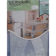 Meiwa Round Tablecloth, transparent, size 70 inches
