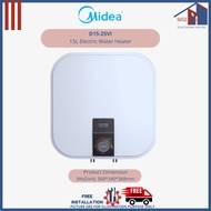 Midea D15-25VI 15L Electric Water Heater **FREE replacement installation for HDB**