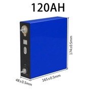 แบตเตอรี่120Ah 3.2V Lithium ion แบตมือ1 ใหม่ ราคาต่อ1/4ก้อน UPS​ Battery รถกอล์ฟ​ ระบบโซล่าเซลล์ มือ