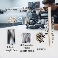 LED Projector Headlight Modification Screw Matrix Headlight Retrofit Hella 5 Retrofit Screws Project