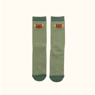 Dmeow Happy Dee Socks Green Socks Cute Socks